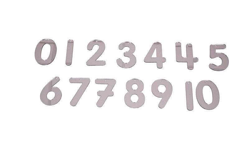 TickiT 9326 Mirror Numbers, Small (Pack of 14) - Image 1